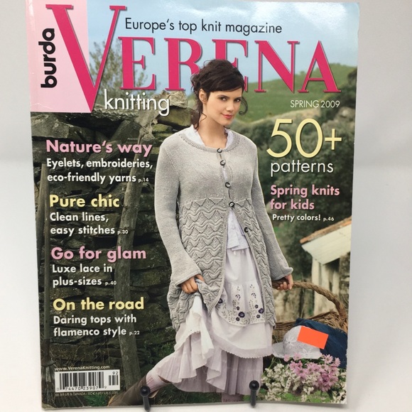 Bundle Burda Verona Knitting 3 Issues 2008-2009 European Traditional Knits - Picture 8 of 16